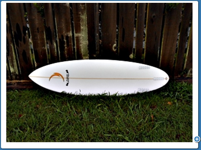 Hot Dogs Deano's 6'2 Round Pintail 2